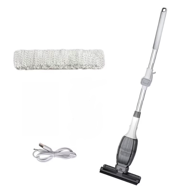 Stergator de geamuri 2 IN 1 telescopic si reglabil alb 40-145 cm AA108